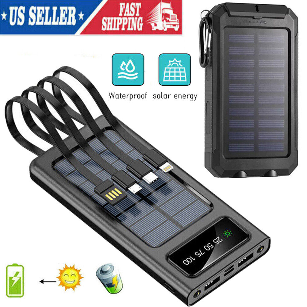 Solar Battery Charger Power Bank: Eco-Friendly Energy!